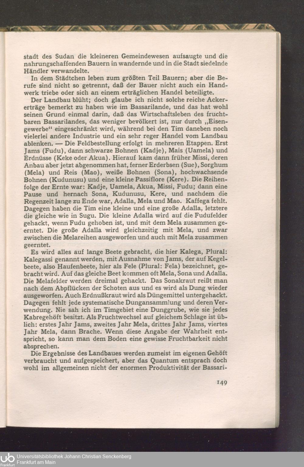 Frobenius 1924, printed page 149: Tim crops and Adalla.
