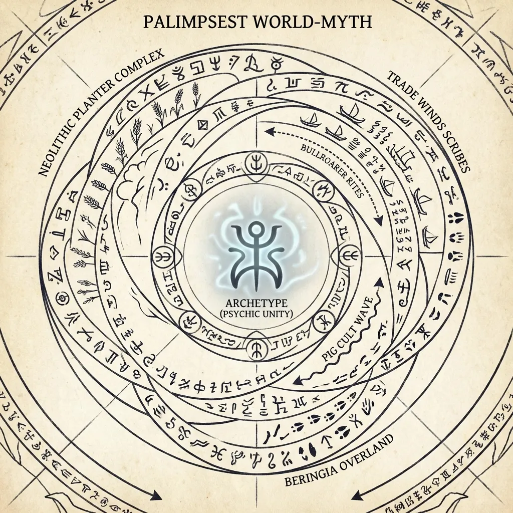 AI-generated cover Joseph Campbell, Verfechter der kulturellen Diffusion