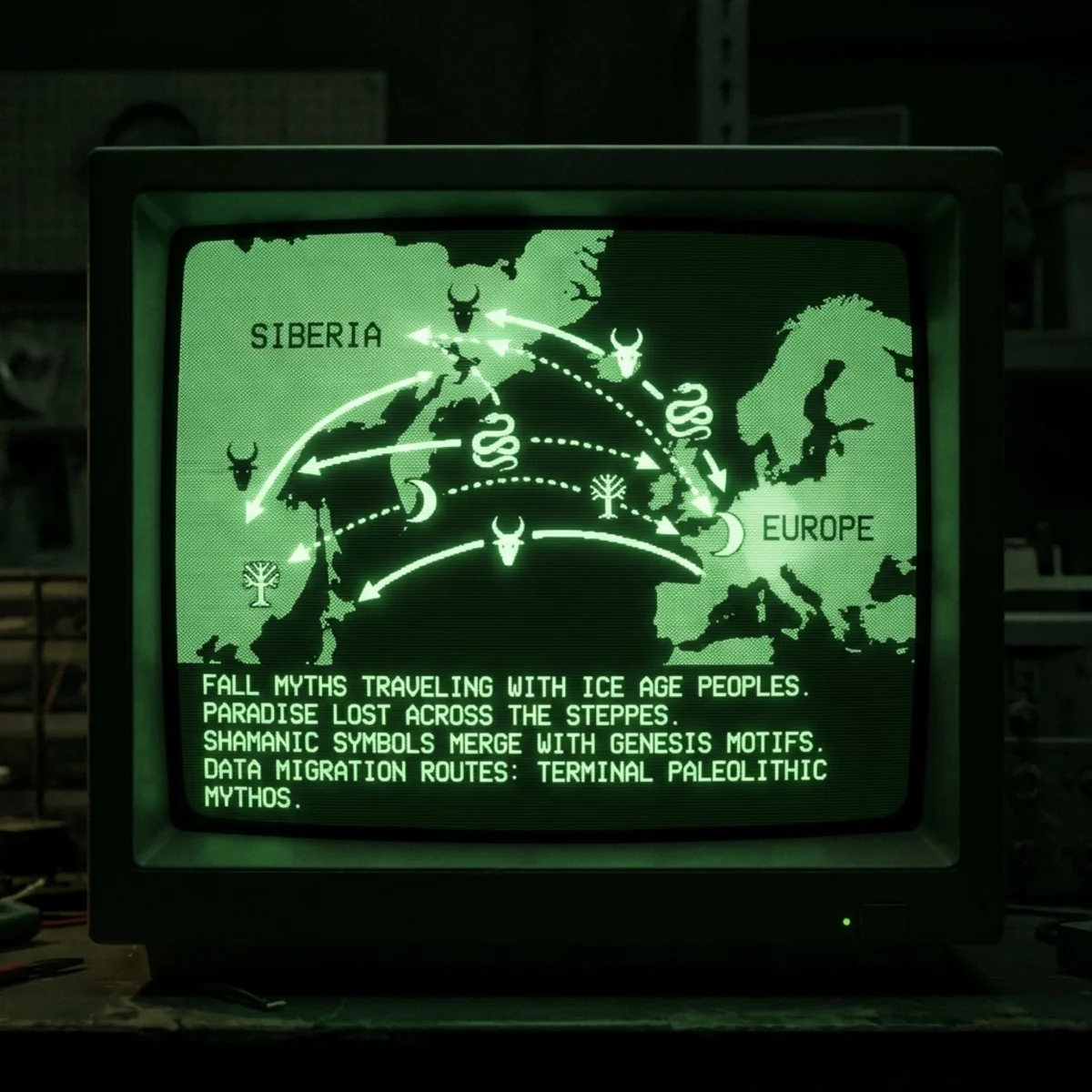 「完新世のエデンの残響：ユーラシアにおける堕落と創造の原神話」