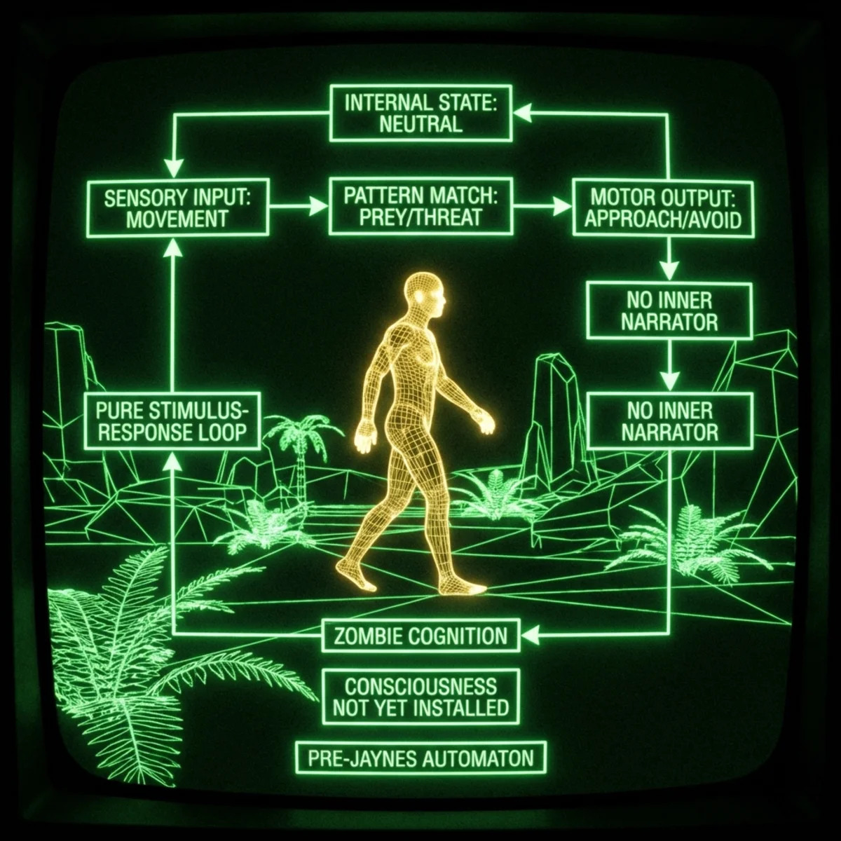 作为控制系统的黄金人：自我之前的控制论