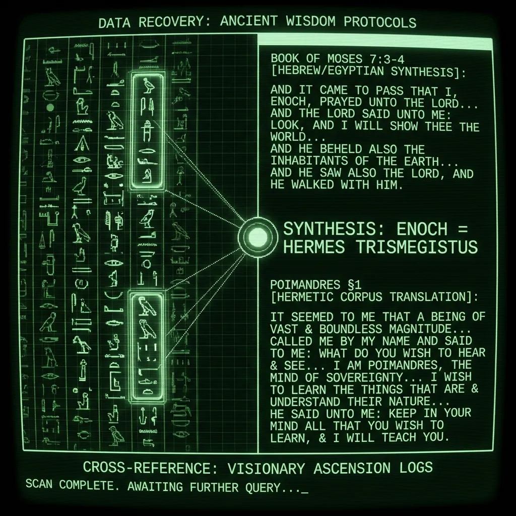 以诺、三重伟大的赫尔墨斯与约瑟·斯密的《摩西书》