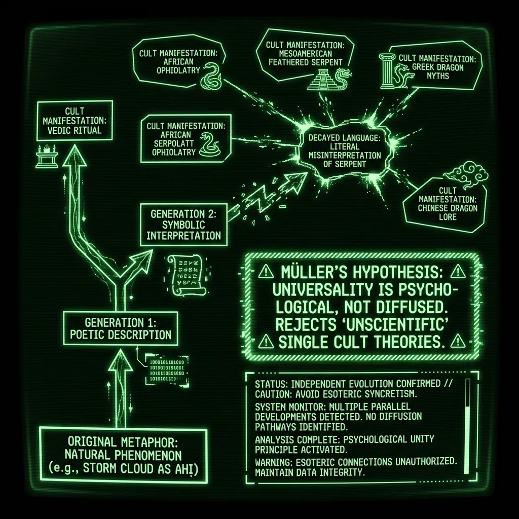 Maximilian Müller sobre a Adoração de Serpentes: Raízes Indo-Europeias e Paralelos