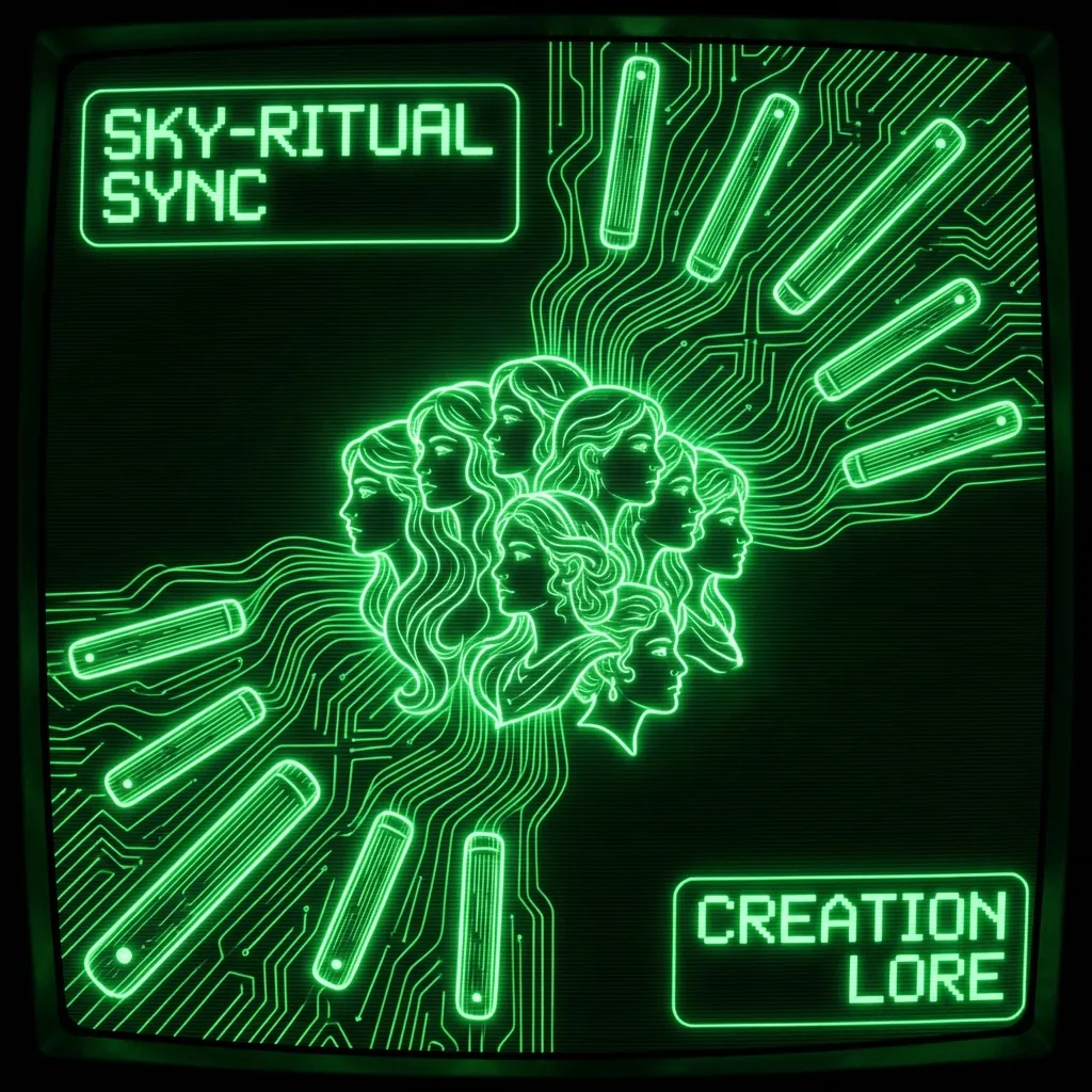 AI-generated cover プレアデスとブルロアラー・ミーム複合体