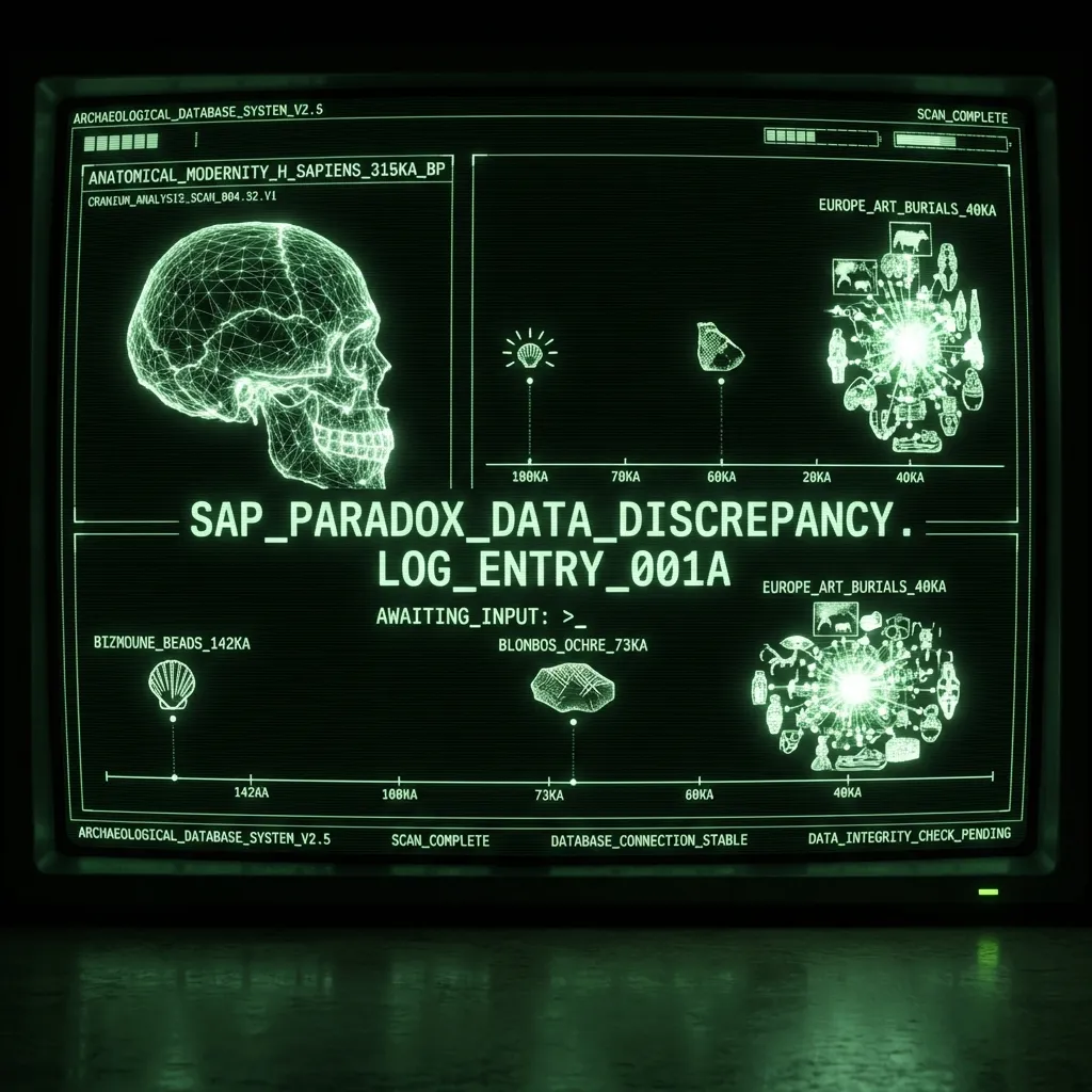 智性悖论：考古与遗传证据的深度剖析