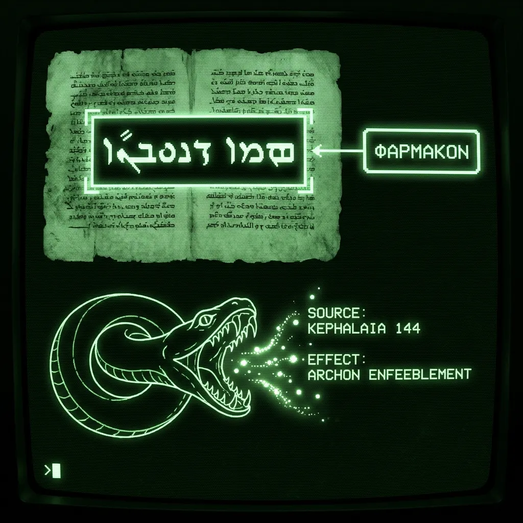 Licht-Gift, Eucharistisches Toxikon & Kosmisches Gift: drei ophidische Tropen