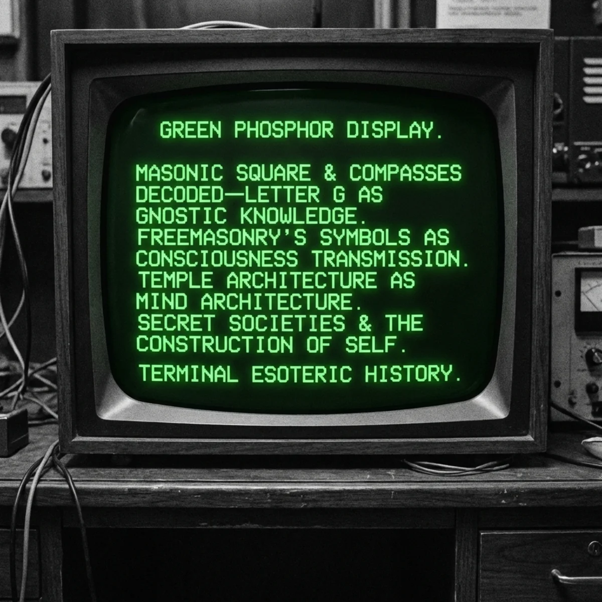 矩尺・コンパスと偉大なるG：フリーメイソン紋章のフィールドガイド