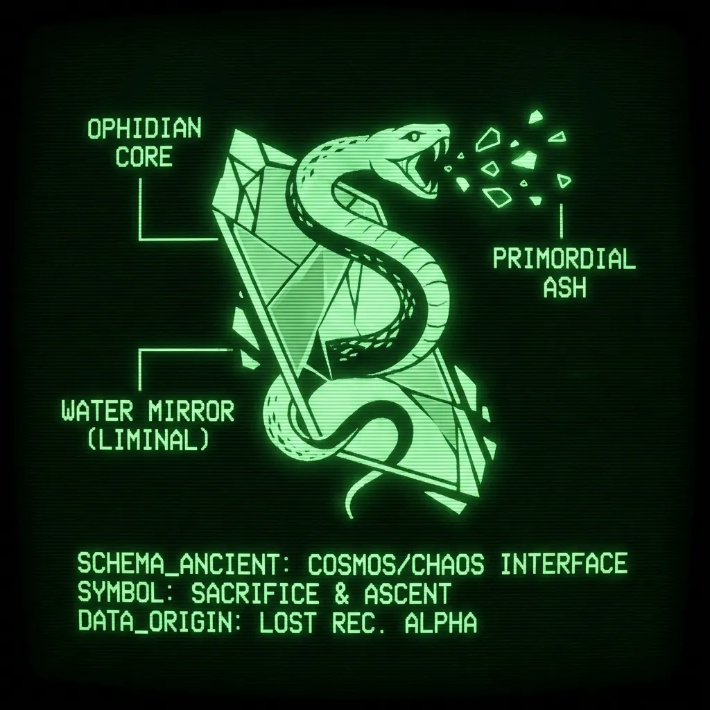 AI-generated cover Cinza de Titã & Faísca da Serpente — Cosmos Desmembrado, Espelhos d'Água e