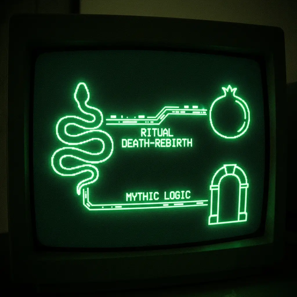 Descenso al Inframundo (Femenino): Inanna, Perséfone, Xquic y la Plantilla Estacional